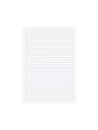 BRUNNEN VERLAG | Hojas de recambio para archivador de anillas, rayadas, 50 hojas con marco |